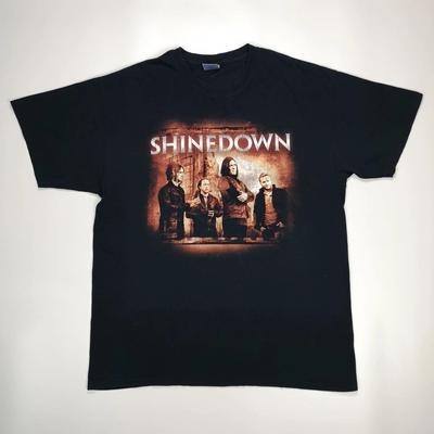 Shinedown - “Amaryllis” - European 2012 Black Tour Shirt Size Large
