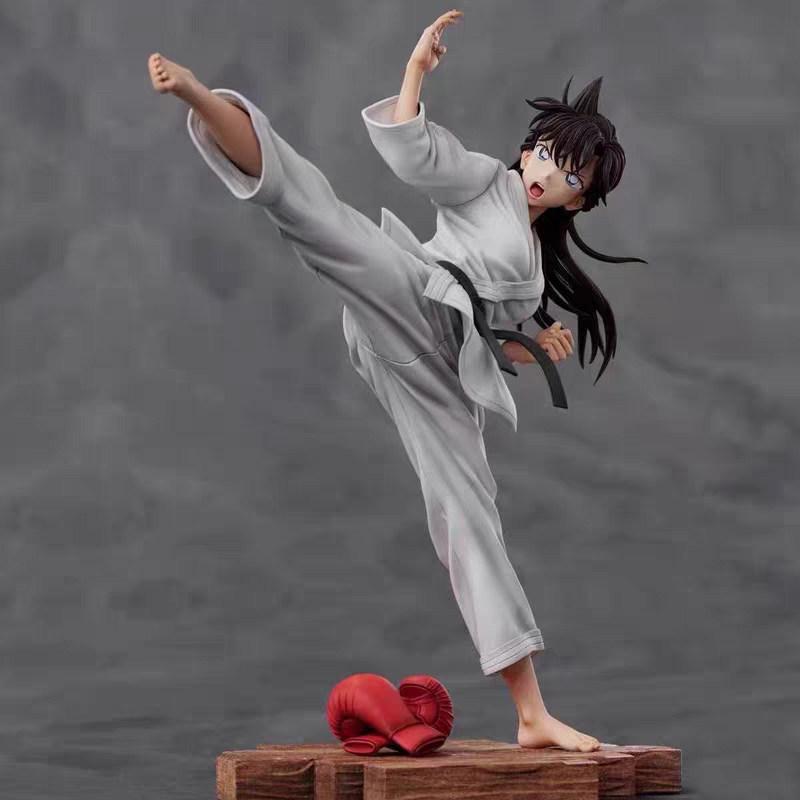 New Arrival Detective Conan Karate Ran Mouri Action Figure Anime Bishoujo Trendy Toy Model  Desktop Decorative Statue Gift