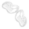 1Pair Headlamp Lens Cover Transparent High Visibility Left Right Front Headlight Lens Cover