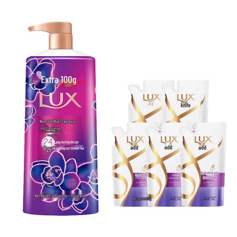 

Lux Neon Orchid Scented Body Wash & Shampoo Value Pack