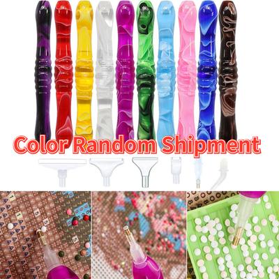 5D Resin Diamond Painting Pen Point Drill Pens Cross Stitch Embroidery DIY Craft Nail Art Diamond Painting Accessories