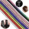 5Yards/Lot 4mm Glass Rhinestones Rope Round Tube Glitter Diamond Cord For DIY Jewelry Making Headwear Shoelace Decoration