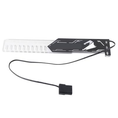 RGB Podpěrný držák grafické karty Akrylový stojan pro GPU Velký 4PIN pro stolní počítač 25cm