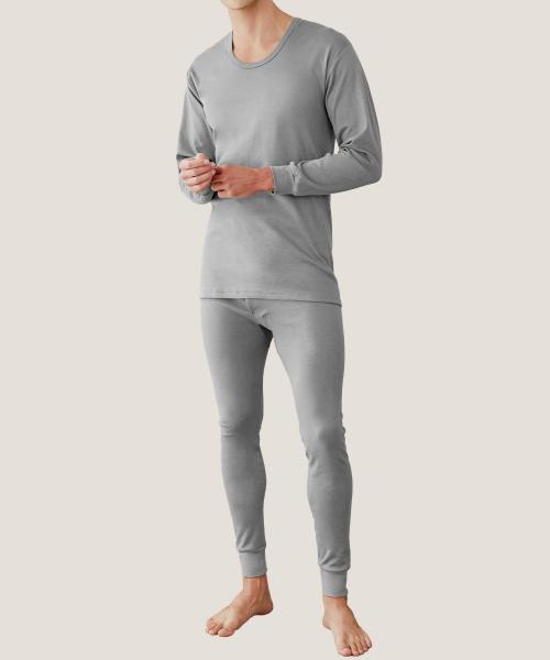 BYC B-Men'S High-Stretch Pure Cotton Thermal Underwear Set Simple Winter Underwear