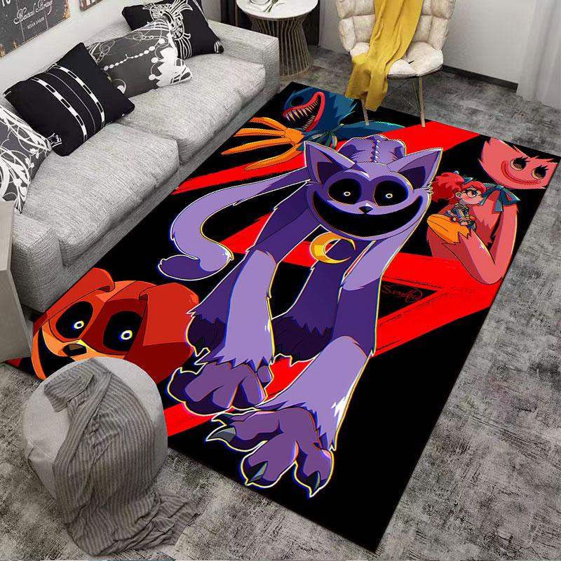 Colorful Cartoon Horror Theme suitable as a non-slip mat for the living room or bedroom sofa