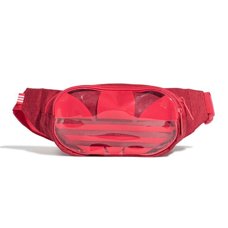 

Adidas Originals Large Logo Solid Color Polyester Shoulder Bag Crossbody Waist Bag Unisex Bags Bright-Red GD4704 True Red