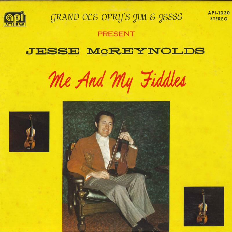 

LP Record JESSE MCREYNOLDS - Me And My Fiddles API1030 Atteiram 1973 US Country Used
