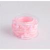 10 yards Rotolo di nastro di organza di colore pieno con bordo ondulato a coda di pesce per bouquet di fiori, regali, confezioni, decorazioni per feste di nozze