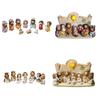 Christmas Manger Decoration Set Cartoon Jesus Holy Bedroom Living Room Decor