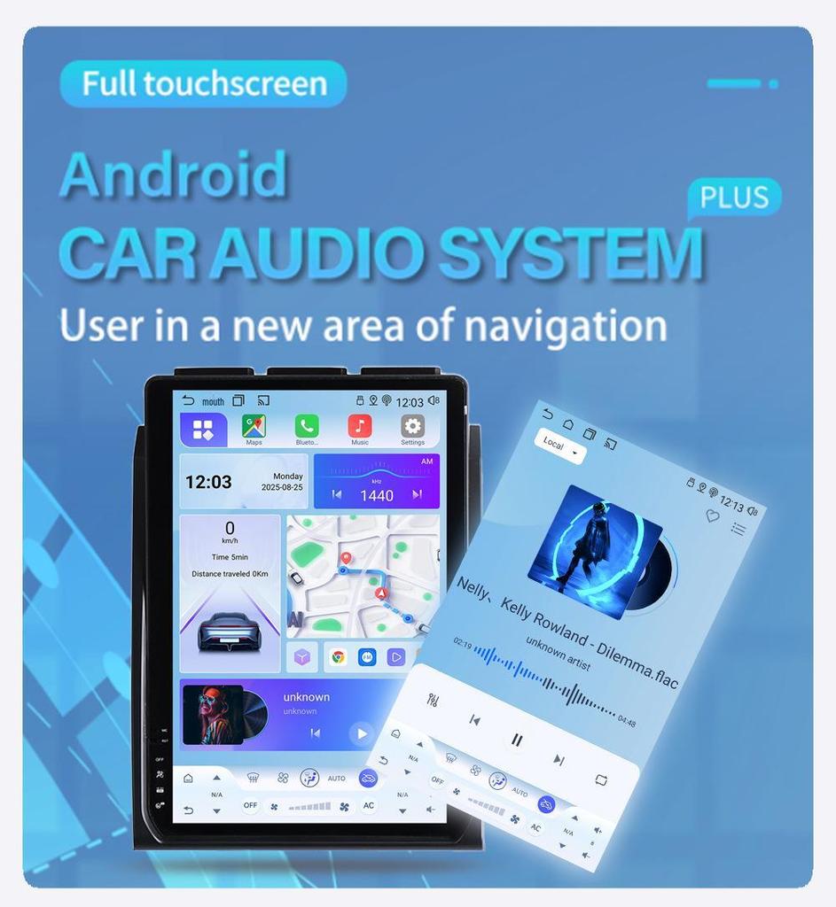 Ford F150 14.5-Inch Android Smart Display with CarPlay Navigation