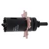 Hole Saw Cutter H.S.S Drill Bit Woodworking Hole Cutter with High Precision Cutting Teeth for Downlight Gypsum Board