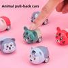 Plastic Inertia Animal Car With Panda Rabbit Tiger Exterior Design For Kids