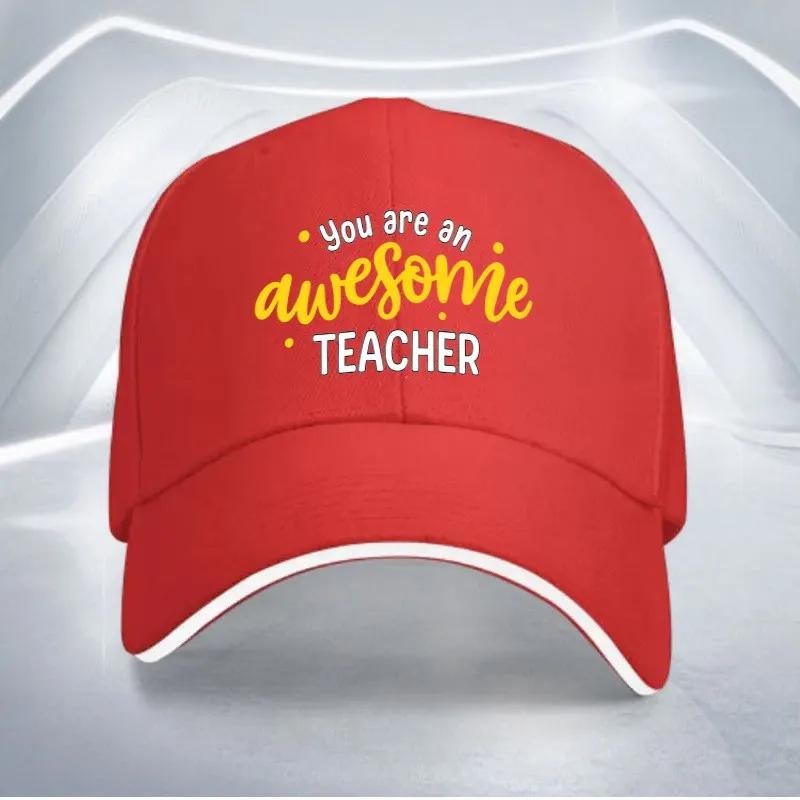 You Are An Awesome Teacher Baseball Cap Polyester Adjustable Sport Outdoor Hat