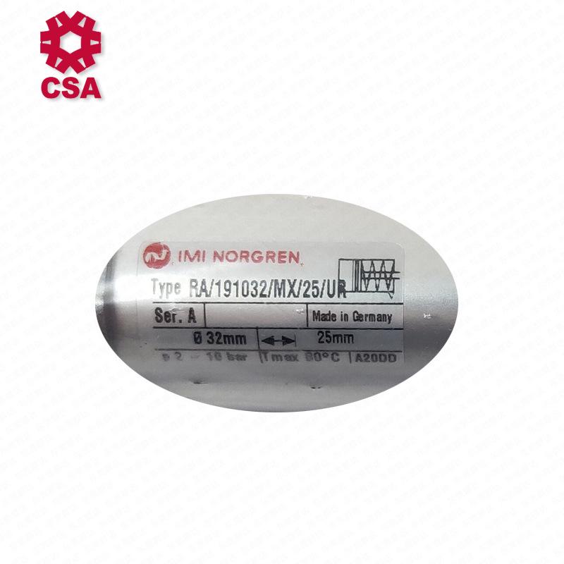 NORGREN Cylinder Order Lead Time: 8-12 Weeks (RA/191032/MX/25/UR)