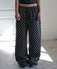 Rock Cake Dots String 2Way Jogger - Black