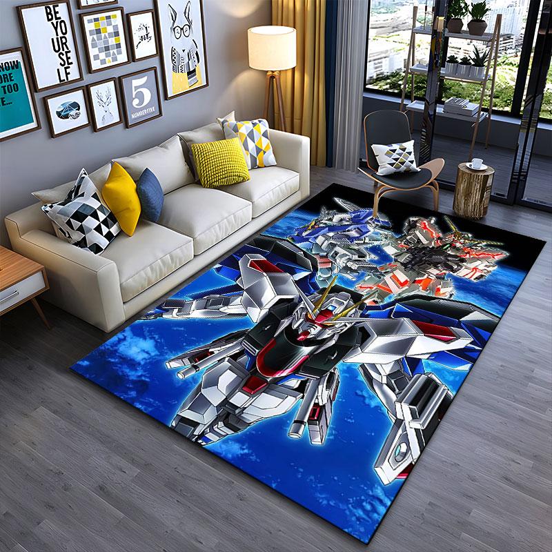 Mecha Design Robotic Battle Scene Suitable As a Non-slip Mat for the Living Room or Bedroom Sofa