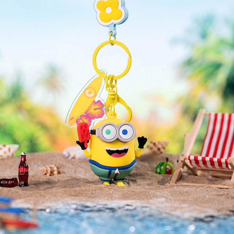 Minions Time Summer Keychain Pendant With Cartoon Characters For Bag Key And