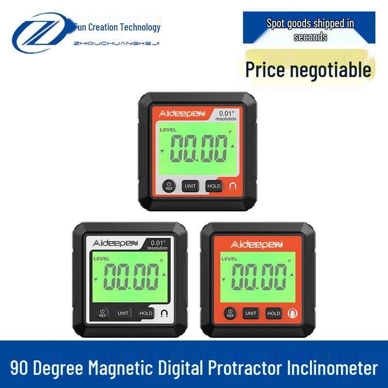 Magnetic LED Display Protractor & Digital Inclinometer Level no