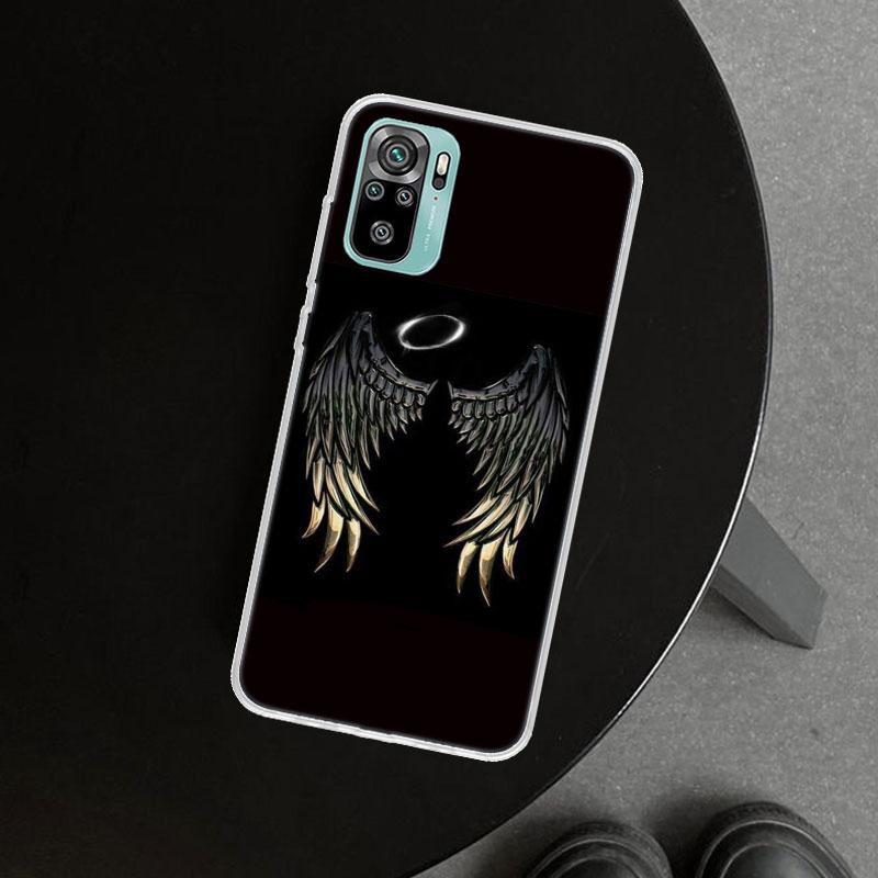 Angel Wings Demon Wing Phone Case Cover for Xiaomi Redmi Note 15 14 13 12 11 Pro Plus 14S 12S 11S 11T 11E 10S 10 Customized Fund