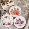 Embroidery Cross  Kit Set for Beginners-Handmade Embroidery DIY Craft