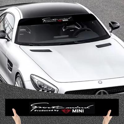 Car Front Windshield Stickers Auto Decorative Decals for BMW MINI WORKS One Cooper JCW R60 R59 R58 R57 R56 R55 Accessories