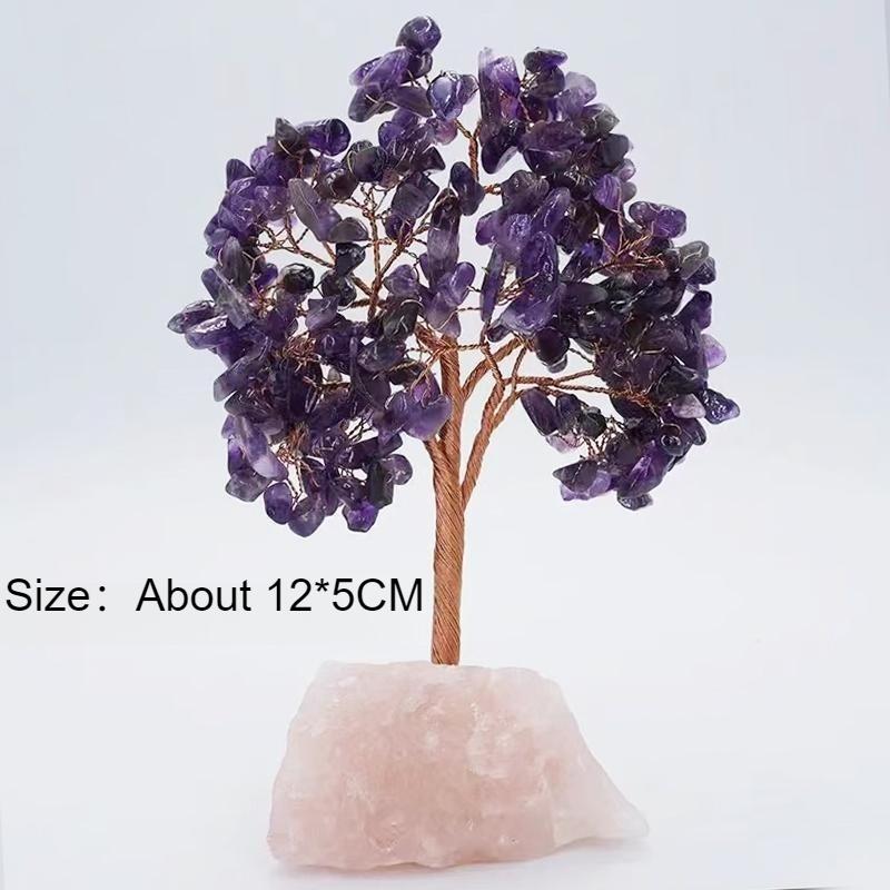 Crystal Money Tree Ornaments Modern Miniature Aesthetic Art Ornament Creative Accessories Home Bedroom Office Desk Decorations