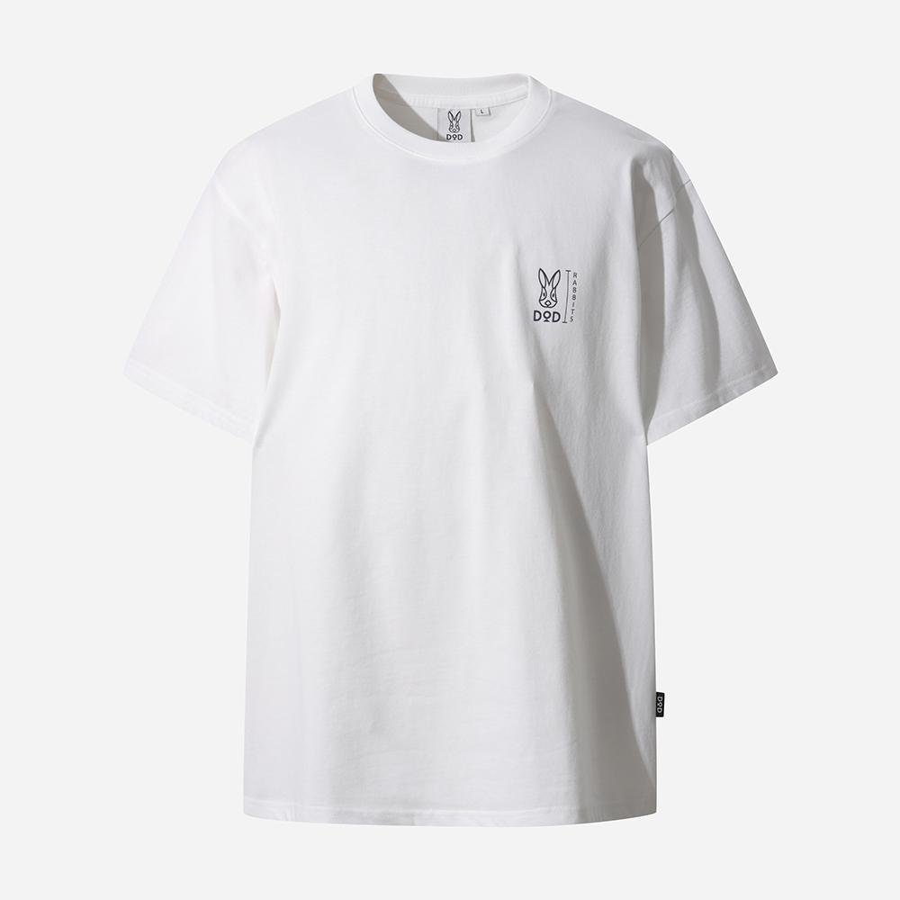 DOD Aid Graphic Short Sleeve T-Shirt (Off White 2)