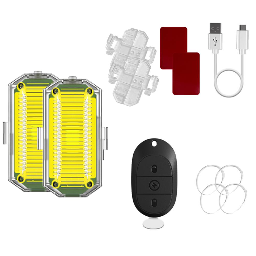 

RC Drone LED Flash Wireless Light Wireless Remote Anti-collision Warning Lamp Waterproof Flash Indicator for Motorcycle Car Bike