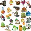 50Pcs Cartoon Cute Classic Game Plants Vs Zombies (PVZ) Water Bottle Storage Box Sticker Mobile Phone Case DIY Stickers