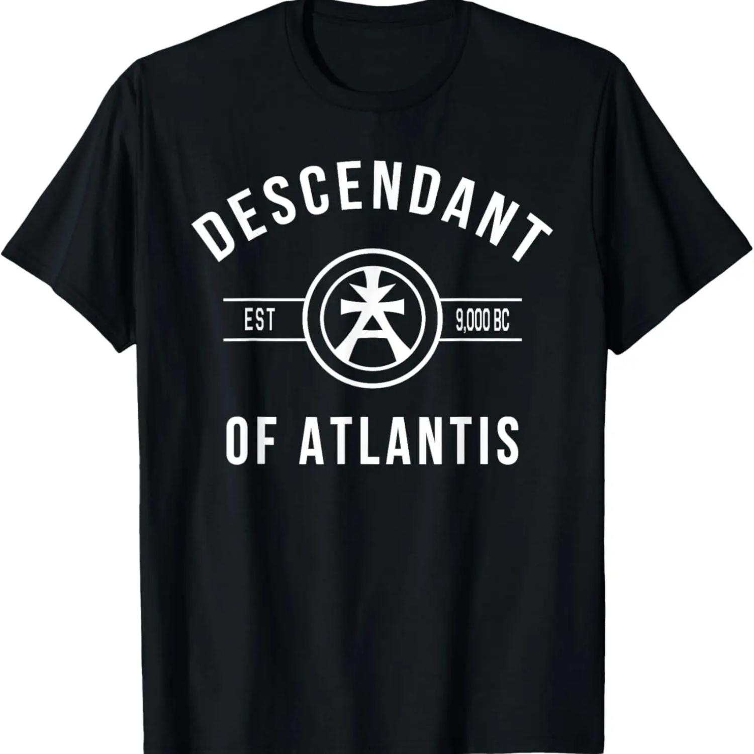 

Descendant of Atlantis - Lost City of Atlantis T-Shirt XXXXXL чорний