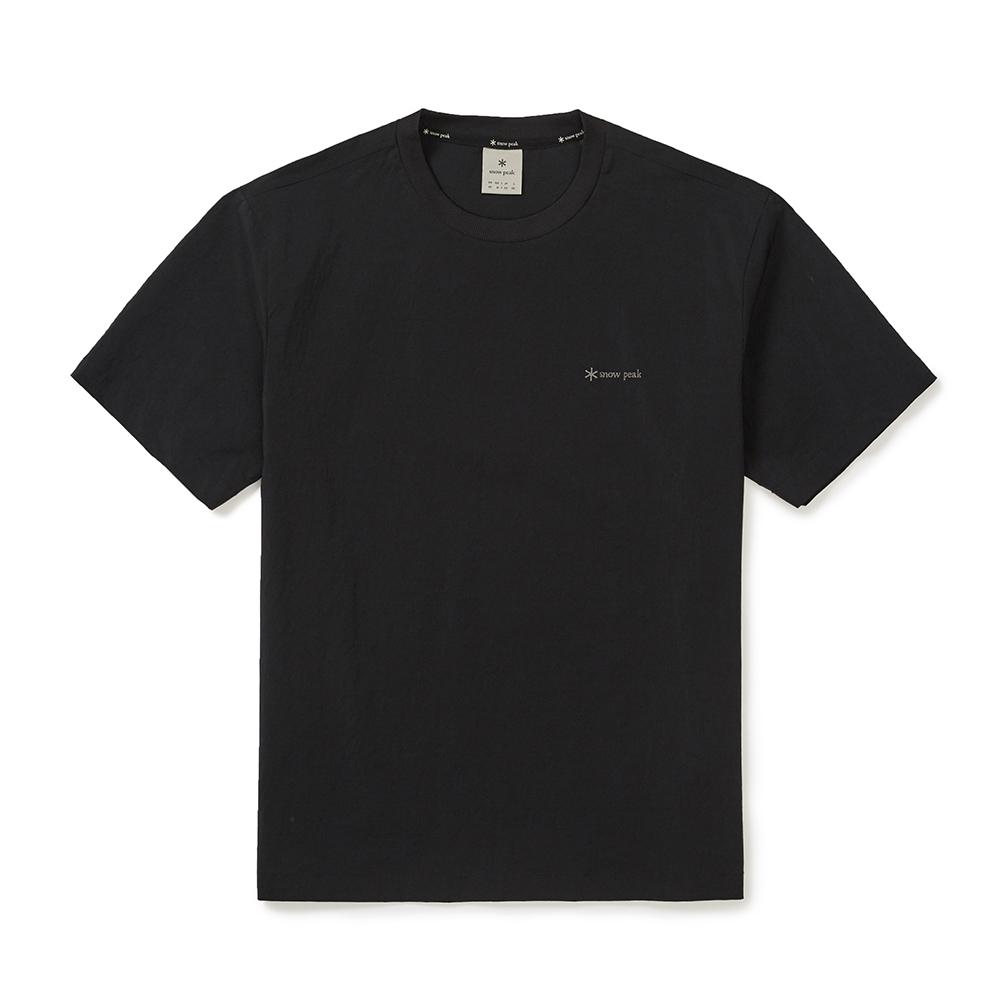 [Snowpeak] Root Basic Short Sleeve T-Shirt Black (S25MURTS80)