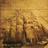 Poster Ancient Sailing Ship Nautical Line Pattern Kraft Paper Home Decor Wall Sticker for Bar