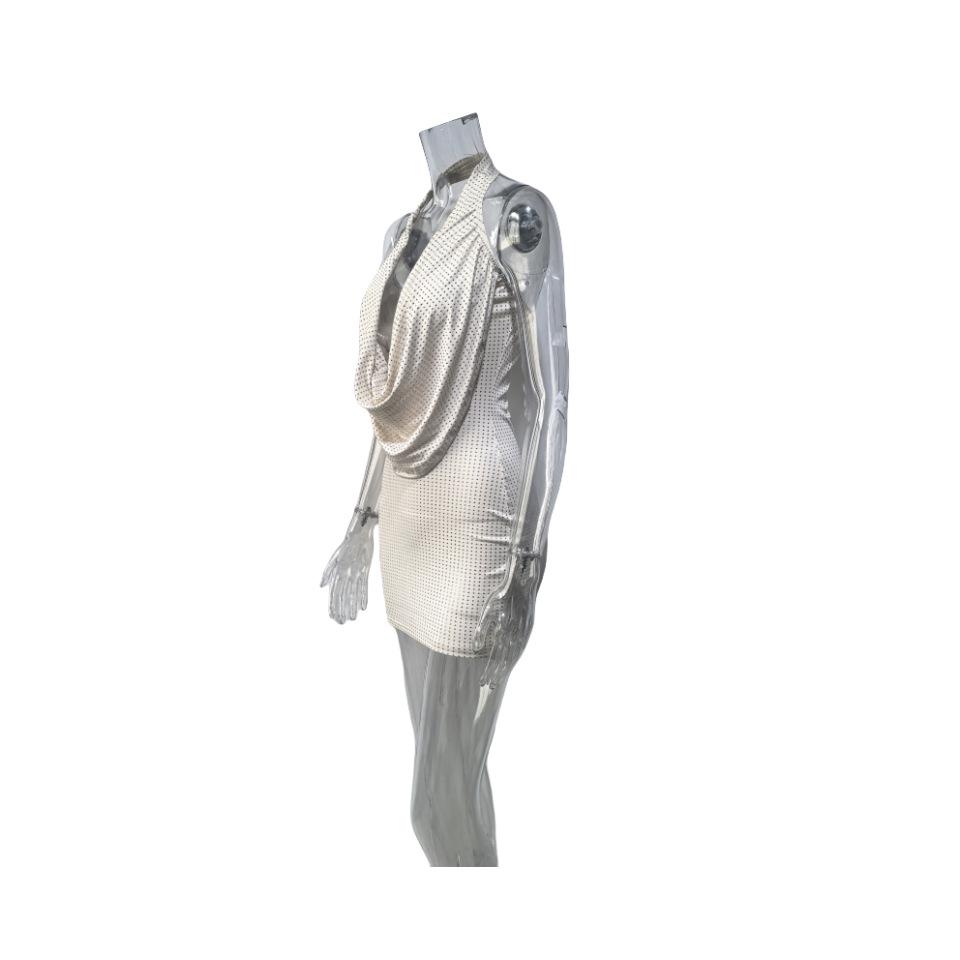 Sexy Neckholder-Kleid mit tiefem Ausschnitt und offenem Rücken, figurbetont für Damen - 2026 Europäischer & Amerikanischer Stil
