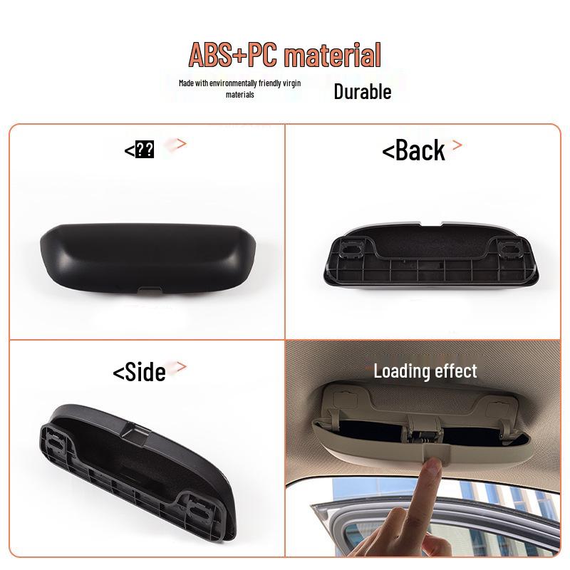 BMW Brillenaufbewahrungsbox, Kompatibel mit 3er, 5er, 7er Serie, X1, X3 und weiteren Modellen.