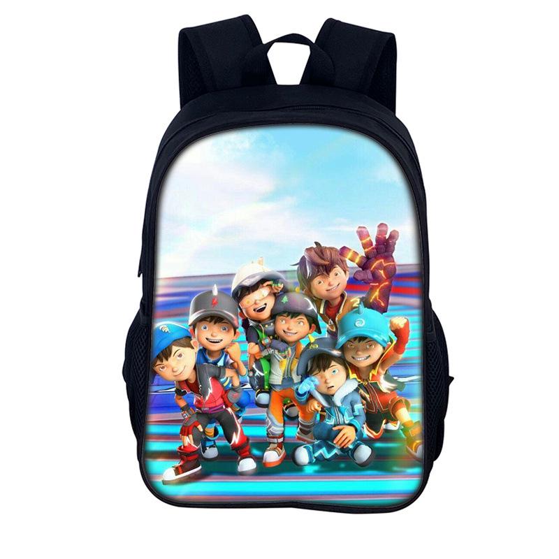 BOBOIBOY 16-Inch Element Hero Children's Backpack: Double Shoulder Design