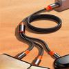 3 in 2 USB Type C Cable for iPhone 15 14 13 12 ProMax 11 Charger Cable 100W 3 in 1 Cable for Samsung Xiaomi Mi Macbook