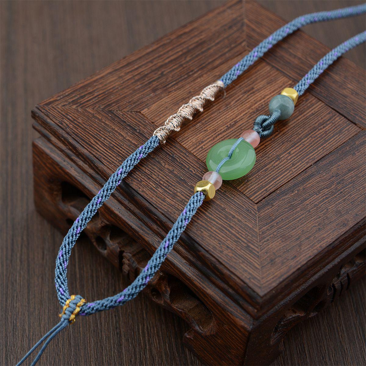 Premium Hand-woven Pendant Necklace Cord for Jade, Crystal, and Agate Pendants