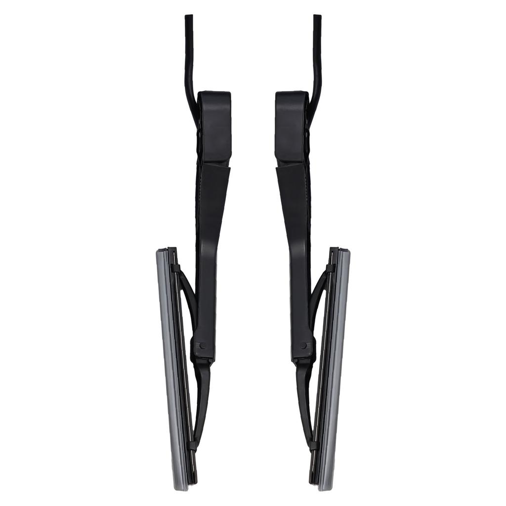 2 limpiaparabrisas izquierdo/derecho para W126 A1268204544 A1268204644, ABS negro, accesorios para limpiaparabrisas de coche.