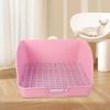 Rabbit Litter Box Small Animals Litter Tray Corner Toilet Box Litter Pan Bunny Trainer for Rats Bunny Ferret Hedgehog Supplies
