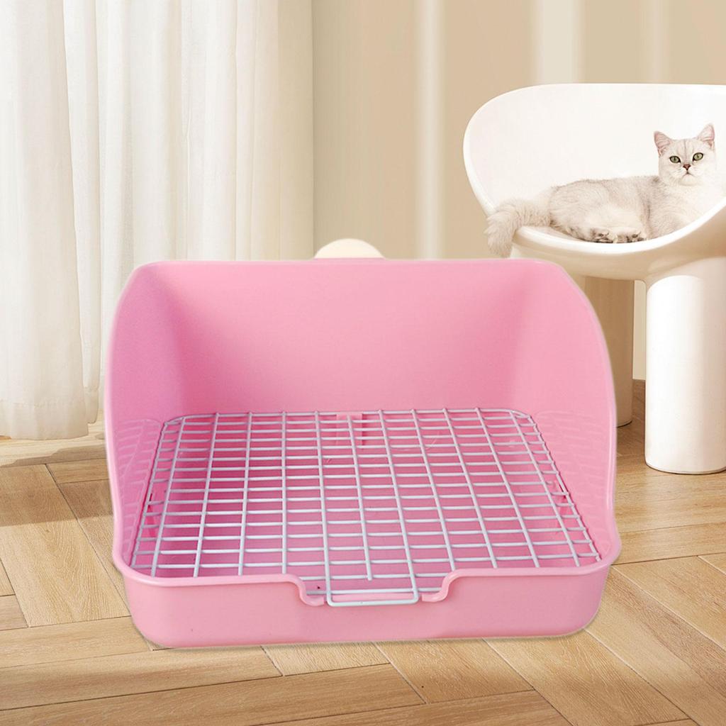 Rabbit Litter Box Small Animals Litter Tray Corner Toilet Box Litter Pan Bunny Trainer for Rats Bunny Ferret Hedgehog Supplies