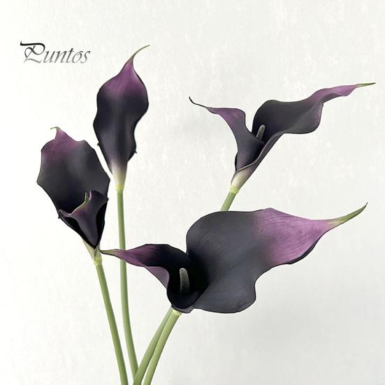 Long-lasting Artificial Flower Common Calla Lily Realistic Fake Stem Home Office Durable Wedding Party Indoor Outdoor Faux Bloom Centerpiece