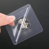 5PCS Transparent Wall Hooks Heavy Duty Self Adhesive Hook Door Hangers Load Rack Hooks