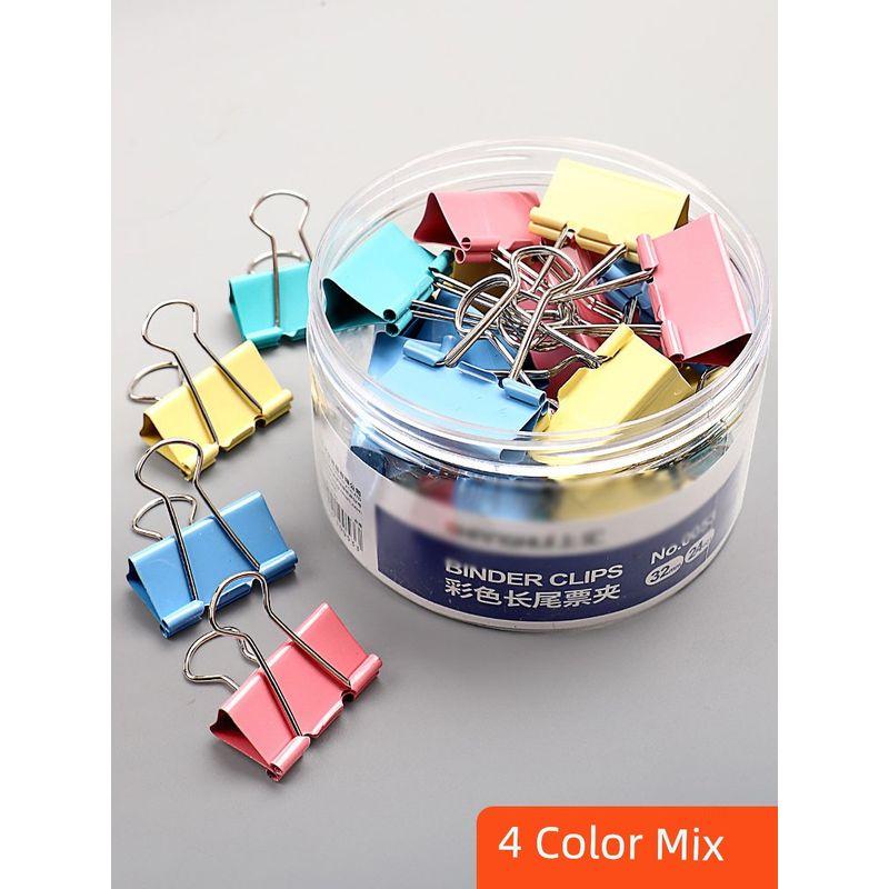 Clip Office Supplies Binder Clip Fishtail Clamp Butterfly Clip Holder Binder Clip Stationery Ticket Holder Medium Large Folder Bill Clip Reverse Clip