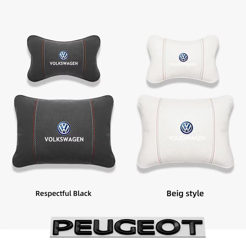 Hijk1 Car keychain/Car Headrest/Lumbar Support Auto Neck Pillow Waist Cushion For VW GTI Polo Golf MK7 Passat B6 Tiguan Jetta T-ROC B8
