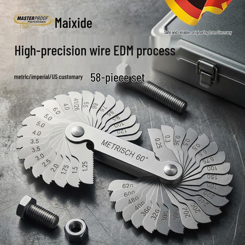 Наборы инструментов MASTERPROOF для нарезания резьбы и измерений