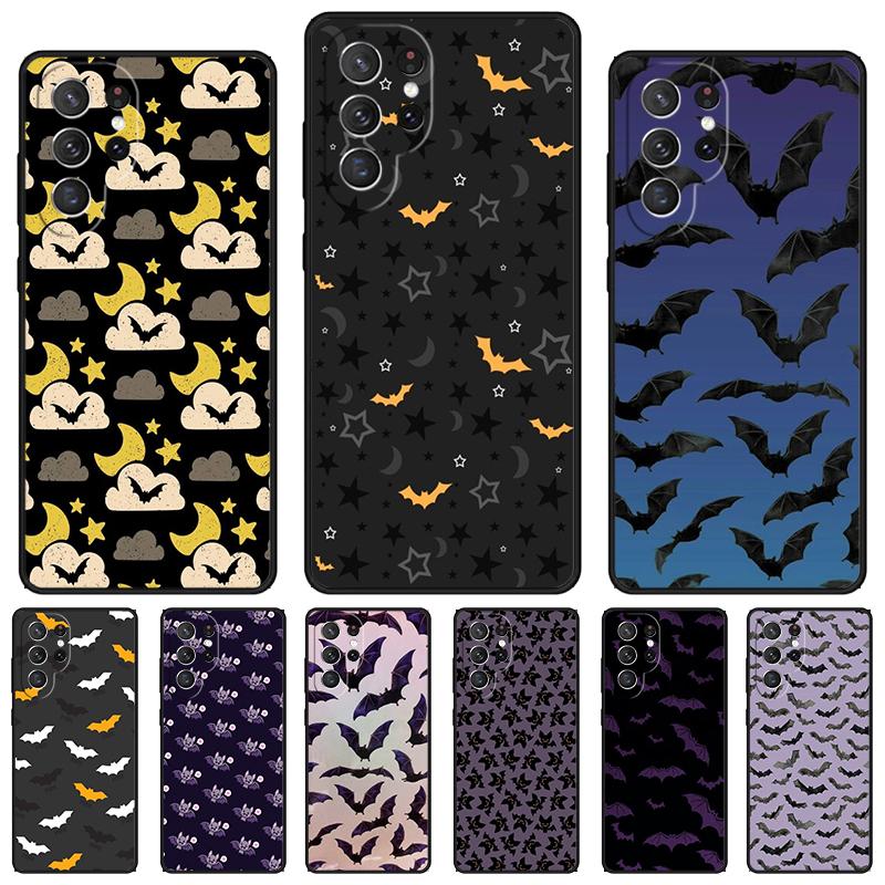 Vampire Bat Phone Case For Samsung Galaxy S24 S25 S23 S22 Ultra Note 10 20 Plus S20 S21 FE Cover