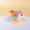 Small Flower Silicone Cup Lid, Mug Lid, Universal Cup Cover, High Appearance Quality, Large Diameter, Versatile Dust-proof Round Shape