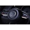 For Mazda 6 Atenza 2018-2021 Glossy Chrome Steering Wheel Control Strip Trim 2PC