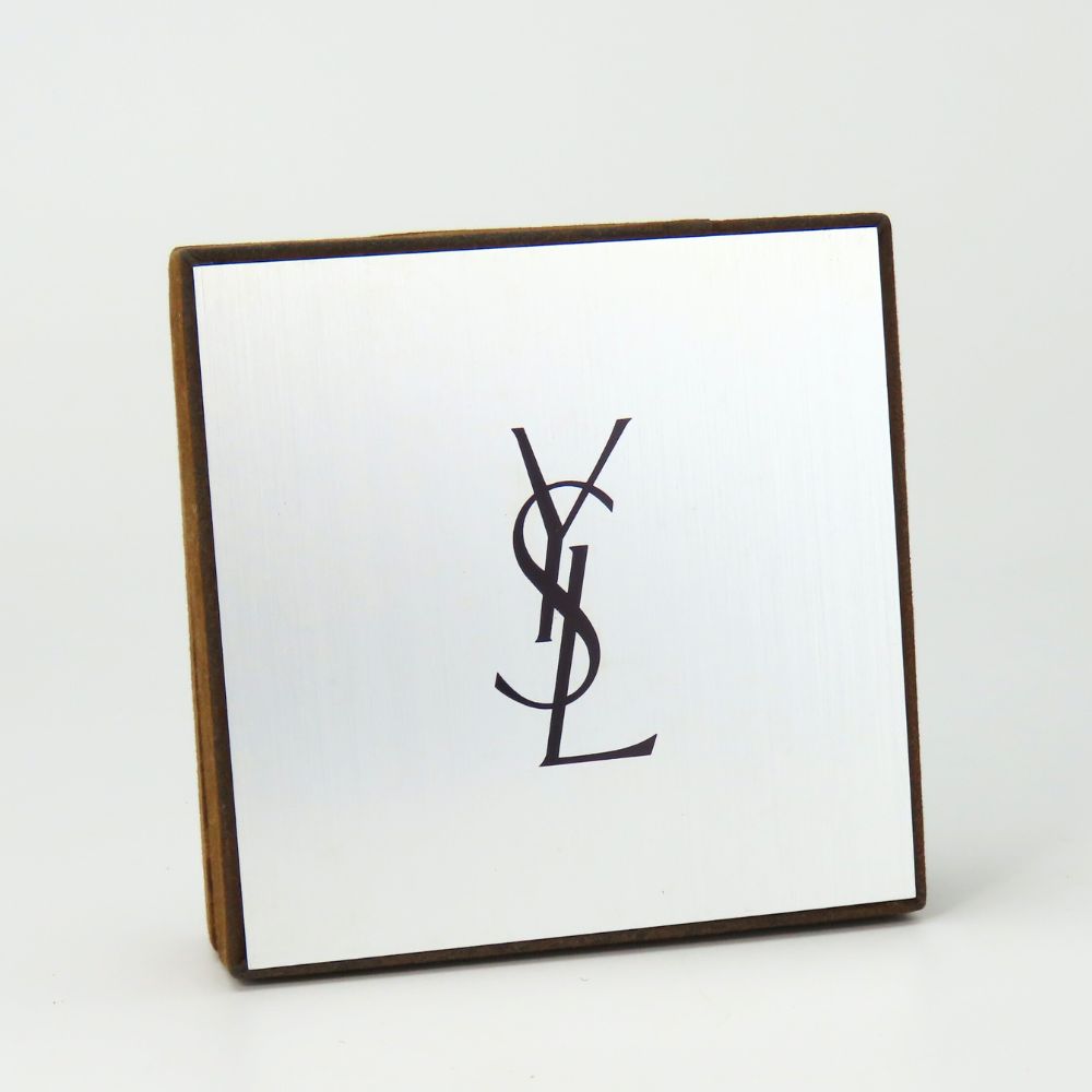 Used YVES SAINT LAURENT Cuffs Metal Gold Silver Plating