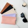 Self-closing First-layer PU Leather Long Wallet Passport Driver's License Document Holder Data Cable Cosmetic Bag